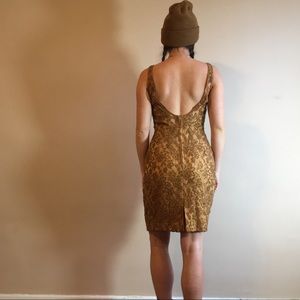 Vintage beaded Caché dress